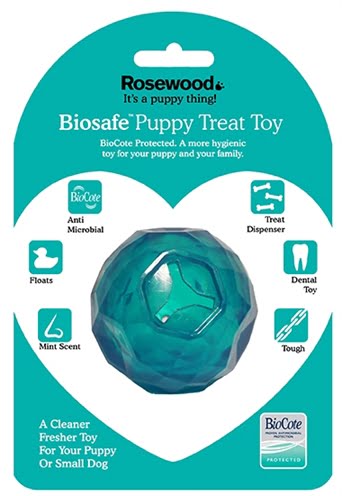 biosafe puppy snack bal blauw-1