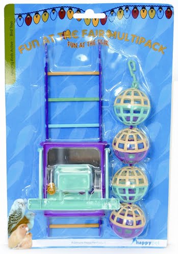 happy pet bird toy mp bal / ladder / perch-1