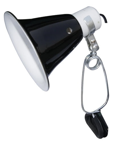 komodo black dome clamp lamp fixture-1