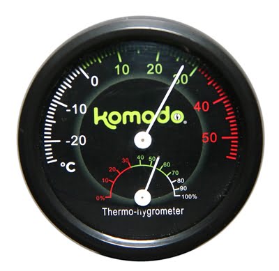komodo thermometer / hygrometer analoog-1