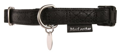 macleather halsband zwart-1