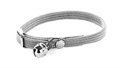 martin halsband kat elastisch nylon grijs-1