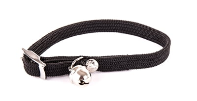 martin halsband kat elastisch nylon zwart-1