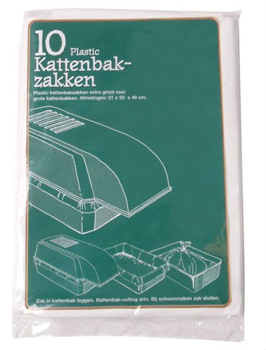 plastic kattenbakzak voor extra grote kattenbakken-1