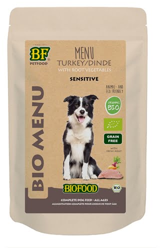 biofood organic hond kalkoen menu pouch-1