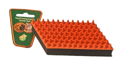 boon rubber massageborstel oranje / zwart-1