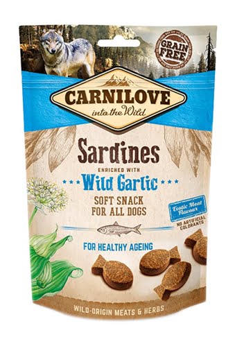 carnilove soft snack sardines / wilde knoflook-1