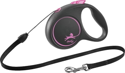 flexi rollijn black design cord roze-1