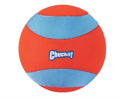 chuckit amphibious mega ball oranje / blauw-1