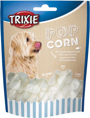 trixie honden popcorn met tonijnsmaak lage calorieën-1