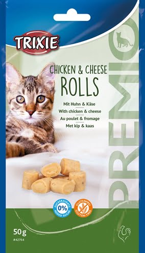 trixie premio kip & kaas rolletjes voor katten glutenvrij-1