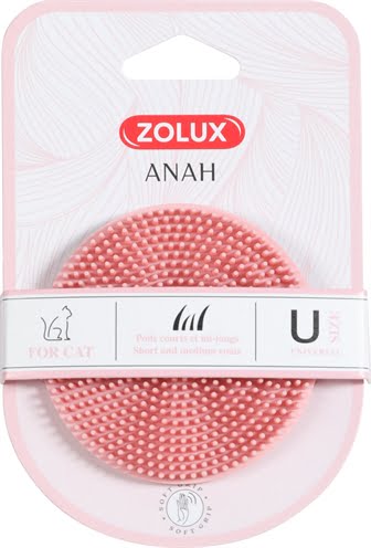 zolux anah borstel rond rubber roze-1